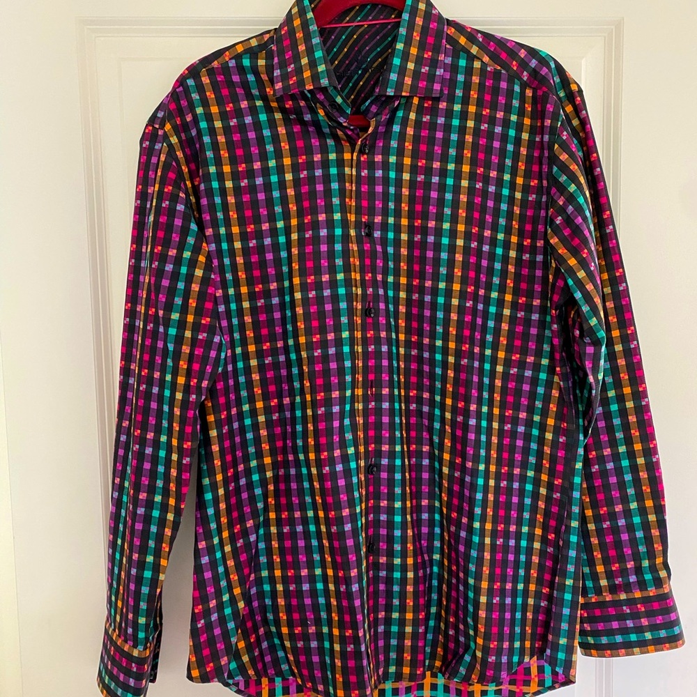 Men’s Multicolor Bertigo Button Down size M